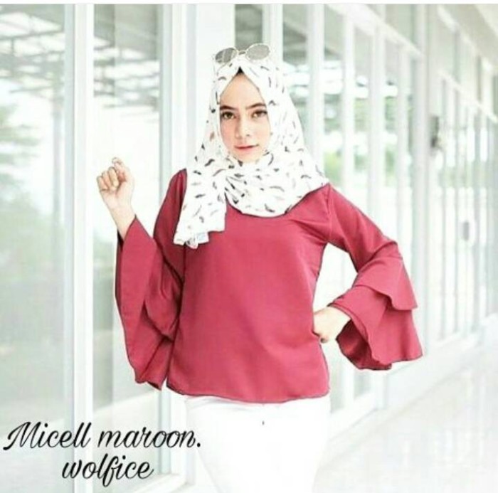 jual micell top baju atasan baju kerja muslim jual micell top baju atasan baju kerja muslim