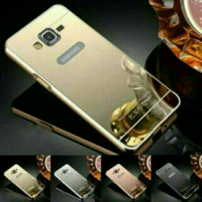 ... Free Tempered Glass. Source · Bumper Mirror Case Samsung Galaxy J1 New 2016 ( J120 )/Aluminium/Slide