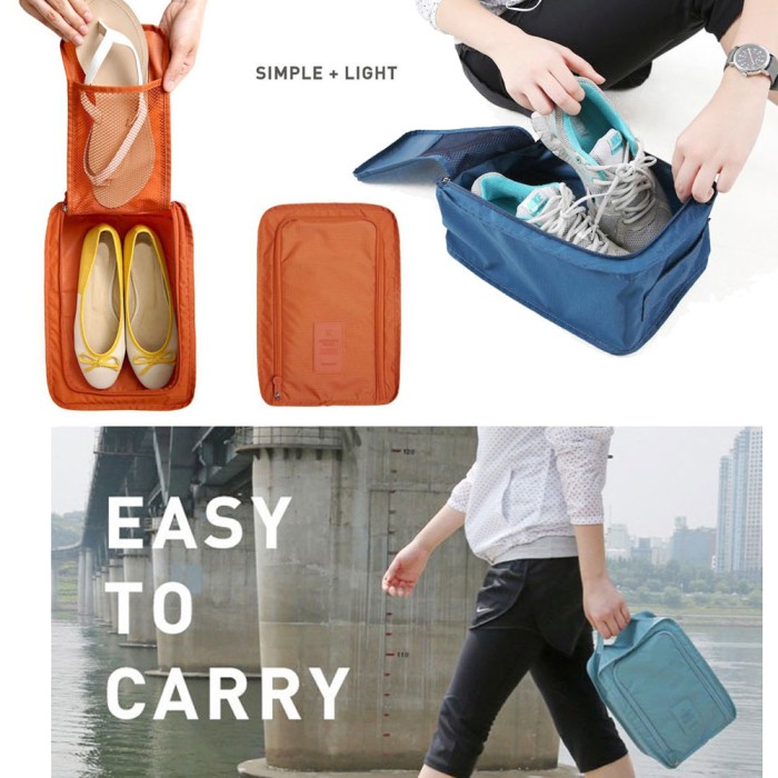 SHOES POUCH VER 3 - TAS SEPATU BISA BESAR KECIL