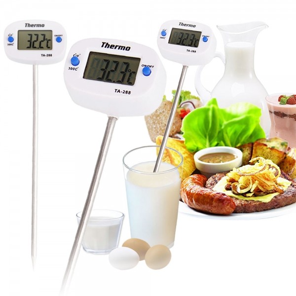 Foto Produk Termometer Makanan Minuman Air & Daging -Food Thermometer Digital dari HRDIK