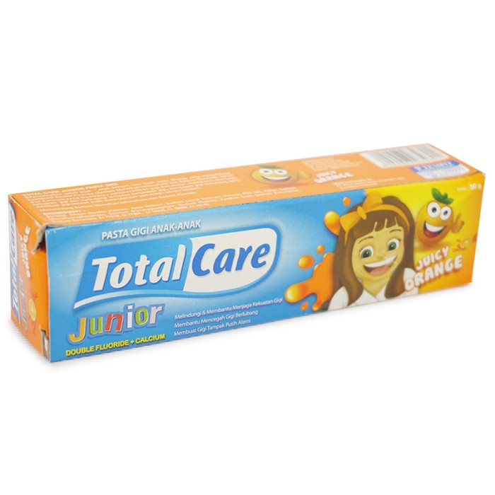 Pasta Gigi/Toothpaste Junior Total Care Juicy Orange 50gr