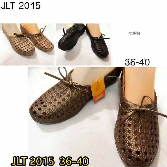 jlt2015 sepatu wanita barabara flat shoes karet bara bara jelly import