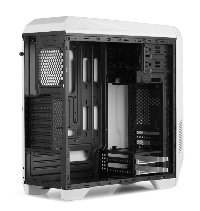 Jual CUBE GAMING ELBRUS WHITE Full Acrylic Window cube gaming elbrus white full acrylic window 1x12cm led fan