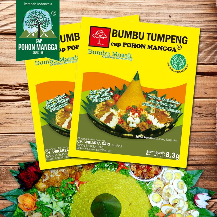 bumbu tumpeng cap pohon mangga
