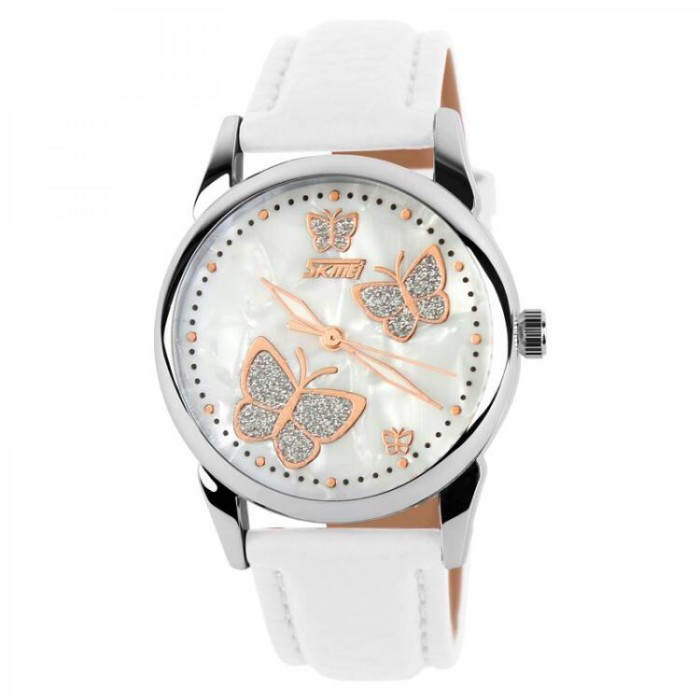 Skmei Jam Tangan Wanita Casual Elegan Unik Lucu Water Resistant 30m