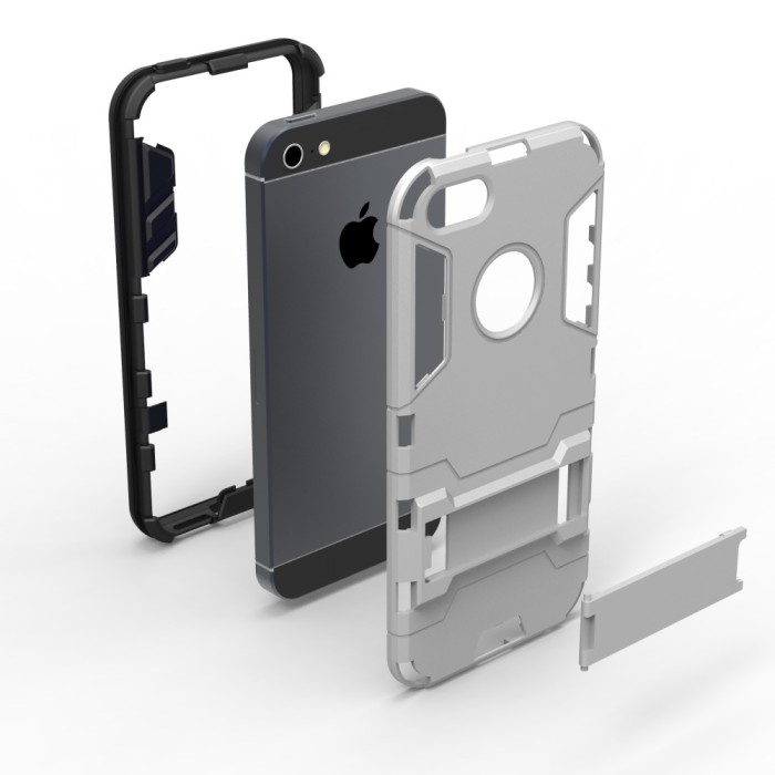 Case Robot Iphone 5/5S/SE Hard Transformer / Hybird Iron .