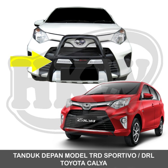 Foto Produk TANDUK DEPAN MODEL TRD SPORTIVO / DRL TOYOTA CALYA dari HKW Variasi Mobil