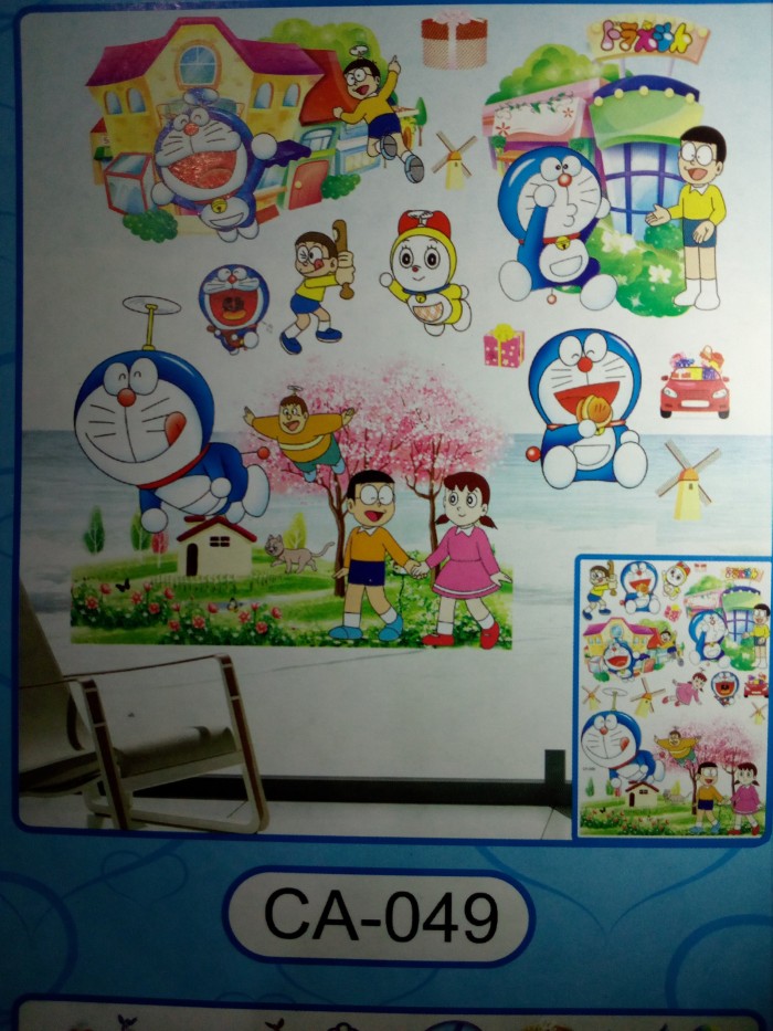 Gambar 3d Doraemon Di Tembok