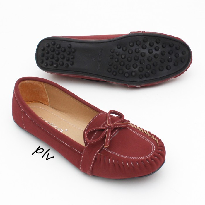 Sepatu Flat Shoes Murah Gratica RJ28 Maroon