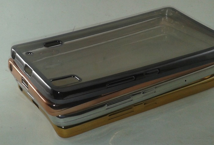 TPU Shining Chrome Jelly Case Silicon Lenovo A7000 / A7000 Plus