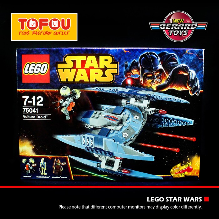 Jual Mainan Lego Star Wars Vulture Droid 75041 Lego Mib Kota
