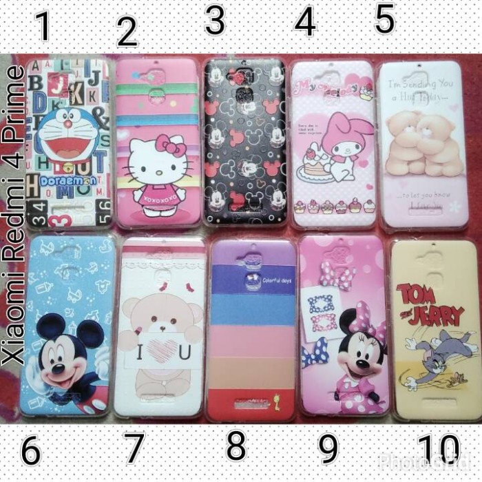 Case Softcase Karakter For Xiaomi Redmi 4 Prime / Softcase Xiaomi 4