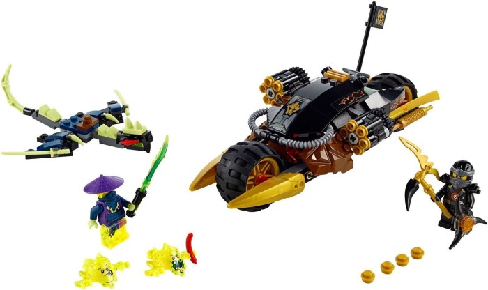 Jual Lego Ninjago 70733 Blaster Bike Set Toy Cole Ninja Motor Ghost