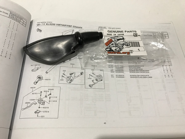 Jual Boot lever holder KLX250 DT250 Kota Tangerang Jual Boot lever holder KLX250 DT250 Kota Tangerang