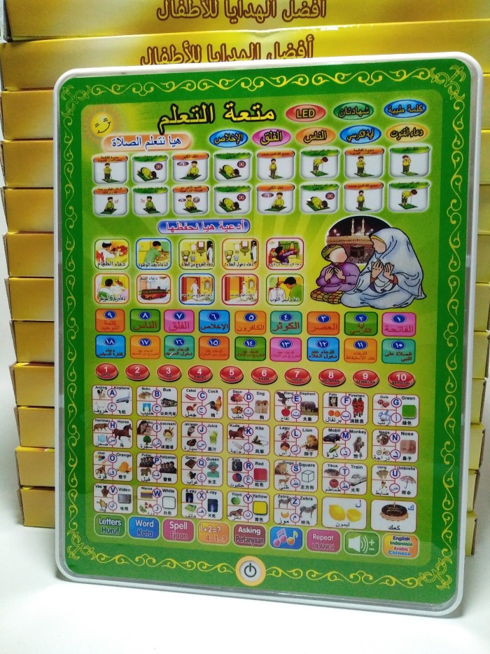 Kokaplay Mini Playpad 2 In 1 Muslim Indonesia Inggris Mainan Tablet Source · Playpad Muslim 4Bahasa LED