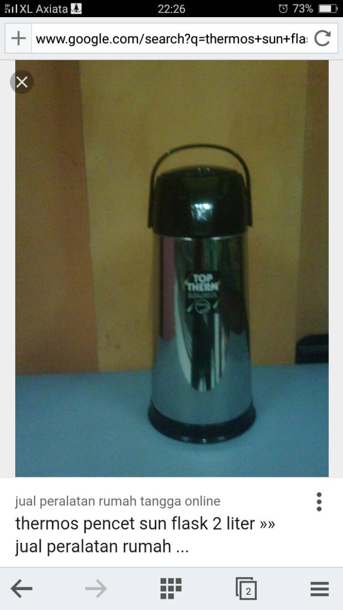 Jual TERMOS PENCET SUNFLASK 2L Guvenlir Tokopedia