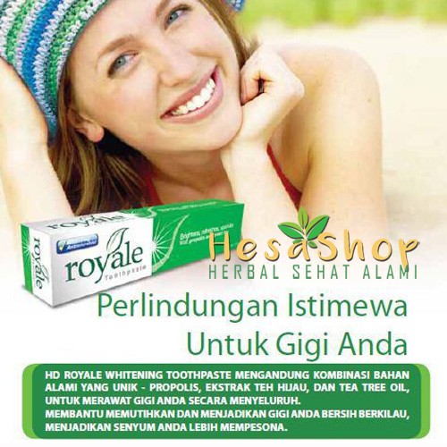 HDI Royale Whitening Toothpaste 70 Gram High Desert HD