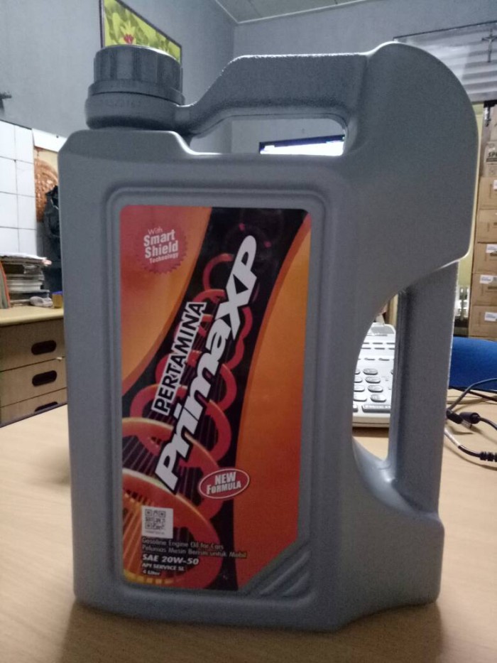 Oli Prima XP SAE 20w50 galon 4 liter Original