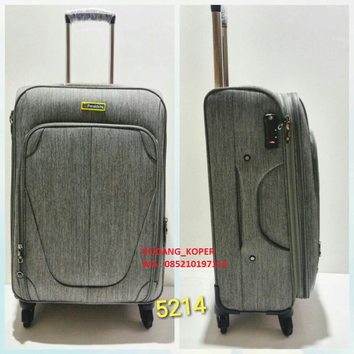 jual koper president kanvas 5214 20inch gudang koper jual koper president kanvas 5214 20inch gudang koper