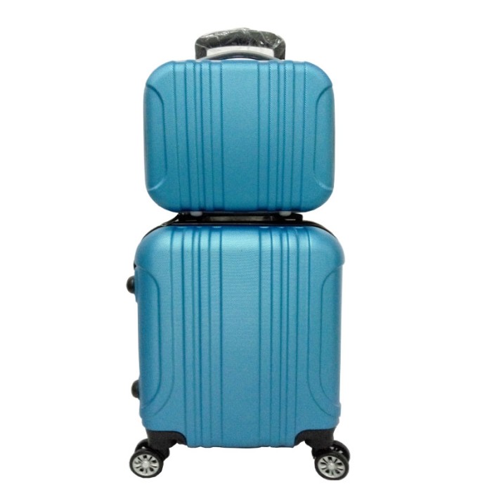 Koper Free Beautycase POLO MAPLE - B11 ukuran 12" & 16" navy Fiber ABS