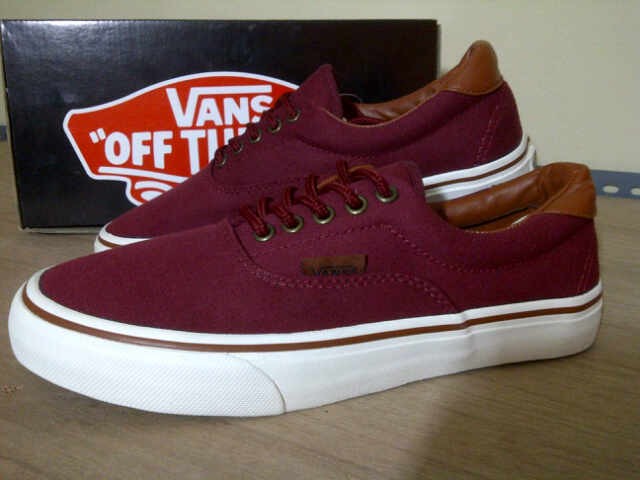 vans era 59 maroon