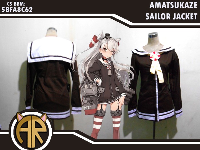 Jual Amatsukaze Sailor Jacket Jaket Kostum Cosplay Anime Jepang