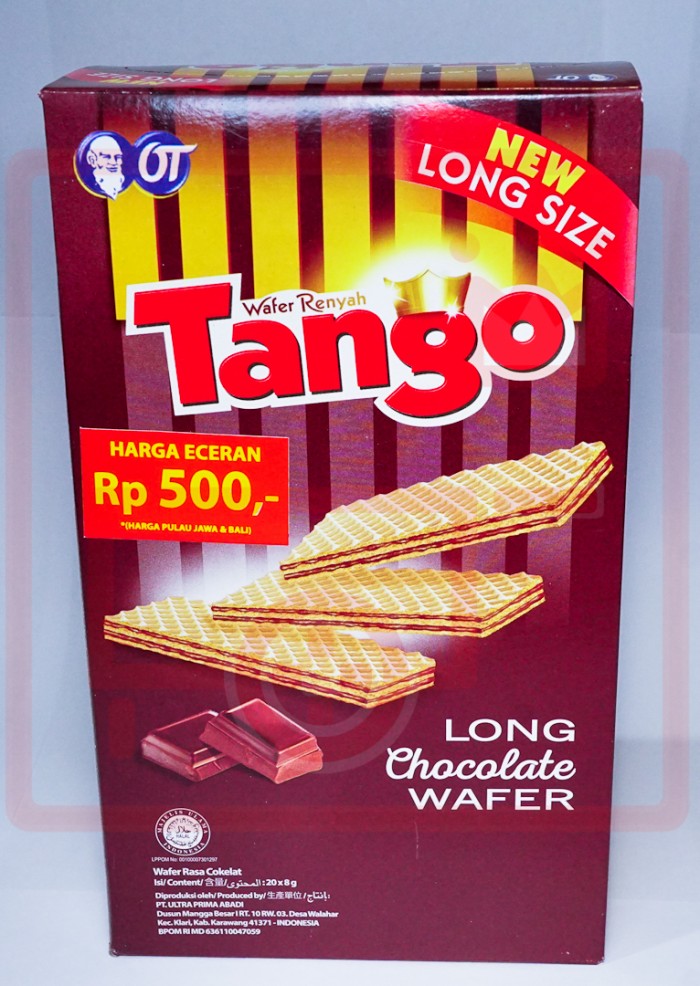 Jual Tango Long Chocolate Wafer 20 X 8g Gerobak Snacking Tokopedia Tango Long Chocolate Wafer 20 X 8g