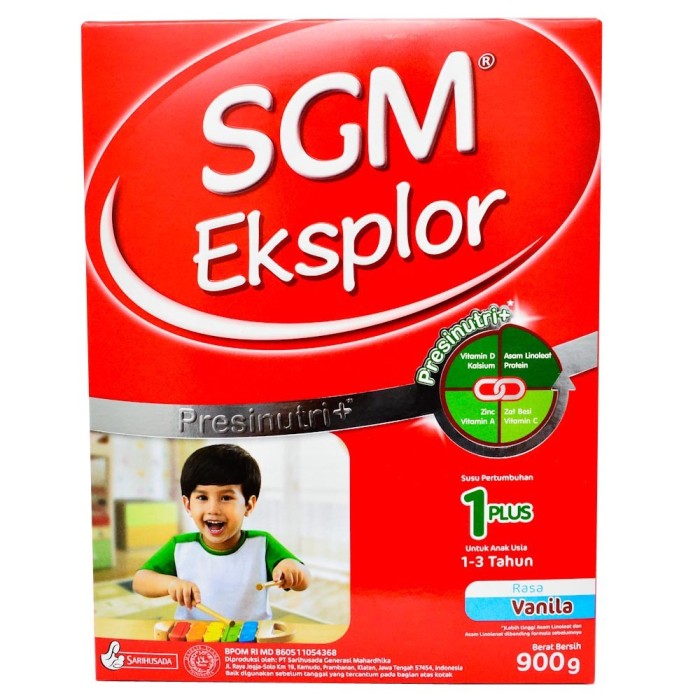 Jual SGM 1 - 3 TAHUN VANILA 900g - SUSUKUalamsutera