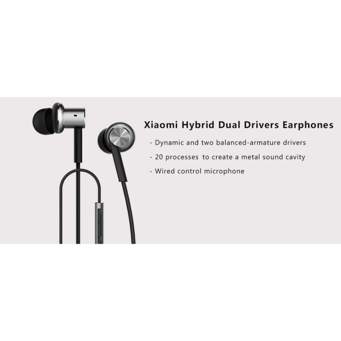 jual xiaomi mi iv hybrid dual drivers earphones in ear jual xiaomi mi iv hybrid dual drivers earphones in ear