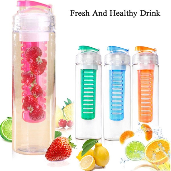 Tritan Fruit Infuser Water Bottle BPA Free | Botol Minum Sari Buah