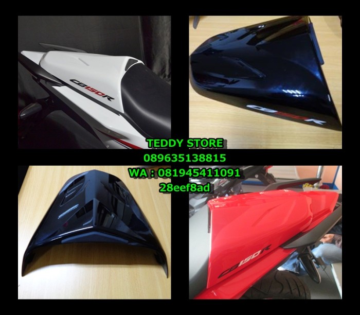 jual single seat seater cover jok belakang honda new jual single seat seater cover jok belakang honda new