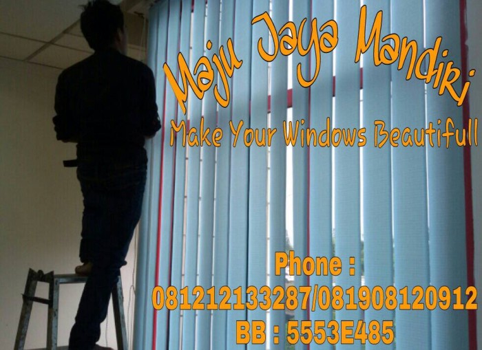 jual roller blind tirai gulung vertical blind harga jual roller blind tirai gulung vertical blind harga