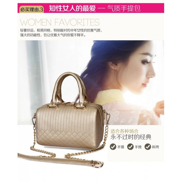 tas selempang satchels hand bag serbaguna gold hitam wanita cewek kece .