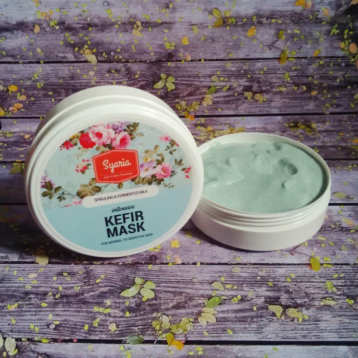 Paket Masker Kefir Susu Kambing Etawa Spirulina 10 hari Kefir Mask .
