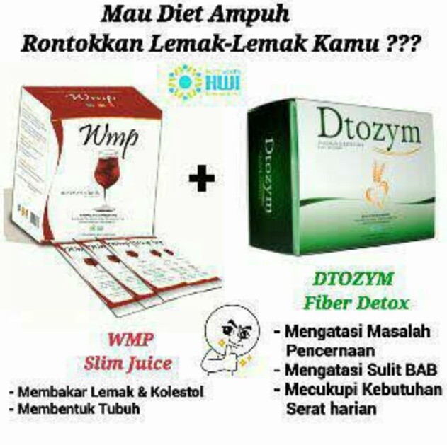 Harga Wmp Dtozym Paket Hwi Ori Diet Langsing Ampuh Lemak Luntur MurahSpotharga.com Harga Wmp Dtozym Paket Hwi Ori Diet Langsing Ampuh Lemak Luntur MurahSpotharga.com