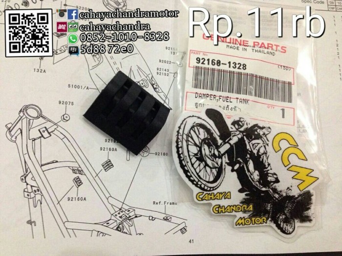 Foto Produk Damper fuel tank
92160-1328 dari Cahaya Chandra Motor