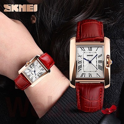 Jam Tangan Wanita Skmei 1085 Tahan Air Jam Tangan Fashion Wr 30 M - Hijau Tosca