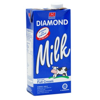 Jual Susu UHT Diamond Coklat/Full Cream HARGA KARTON