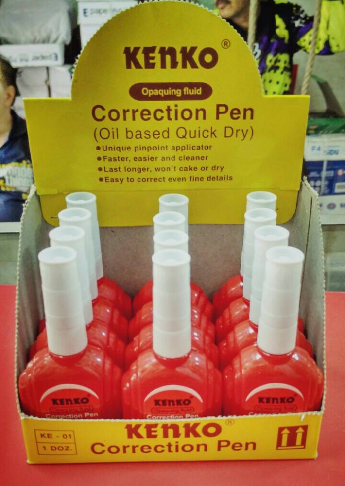 Jual Kenko Correction Pen Opaquing Fluid KE01 / Tipex Kota Bandung Master Executive Shop