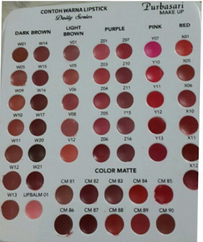 Purbasari Lipstick Color Matte No 90