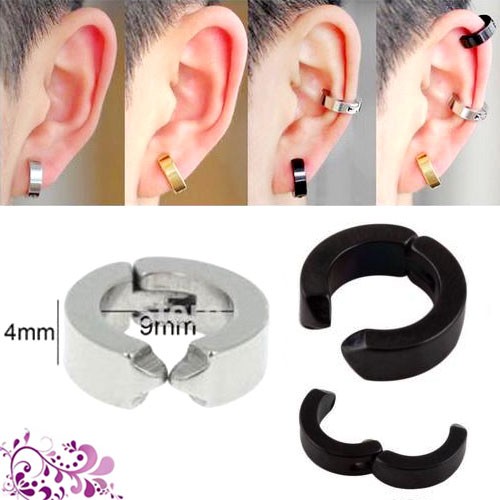 Jual Anting Jepit Titanium Anting Tanpa Tindik Wanita Pria jual anting jepit titanium anting tanpa tindik wanita pria
