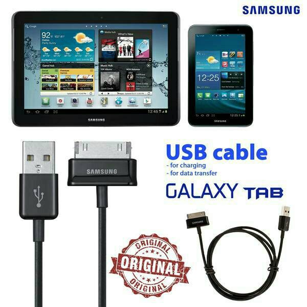 Foto Produk Kabel Charger/Kabel Data Samsung Galaxy Tab 1, 2, 3 (original 100% dari snj shop
