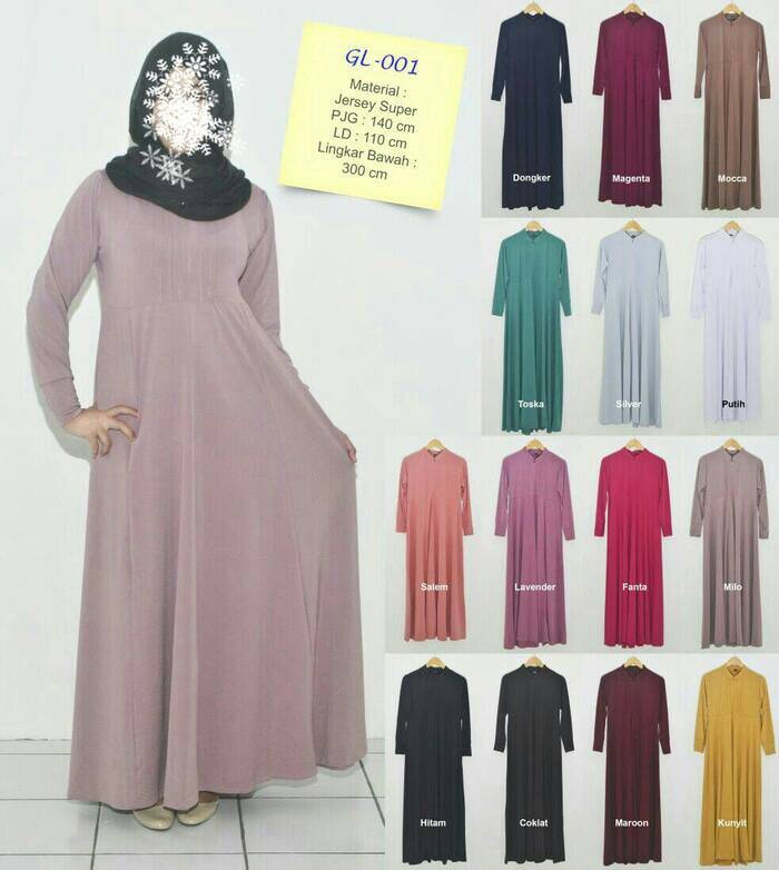 Katalog Gamis Polos Jersey Travelbon.com Katalog Gamis Polos Jersey Travelbon.com