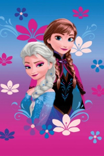 Selimut Rosanna Vito Kids sutra panel FROZEN SISTERS 100x140