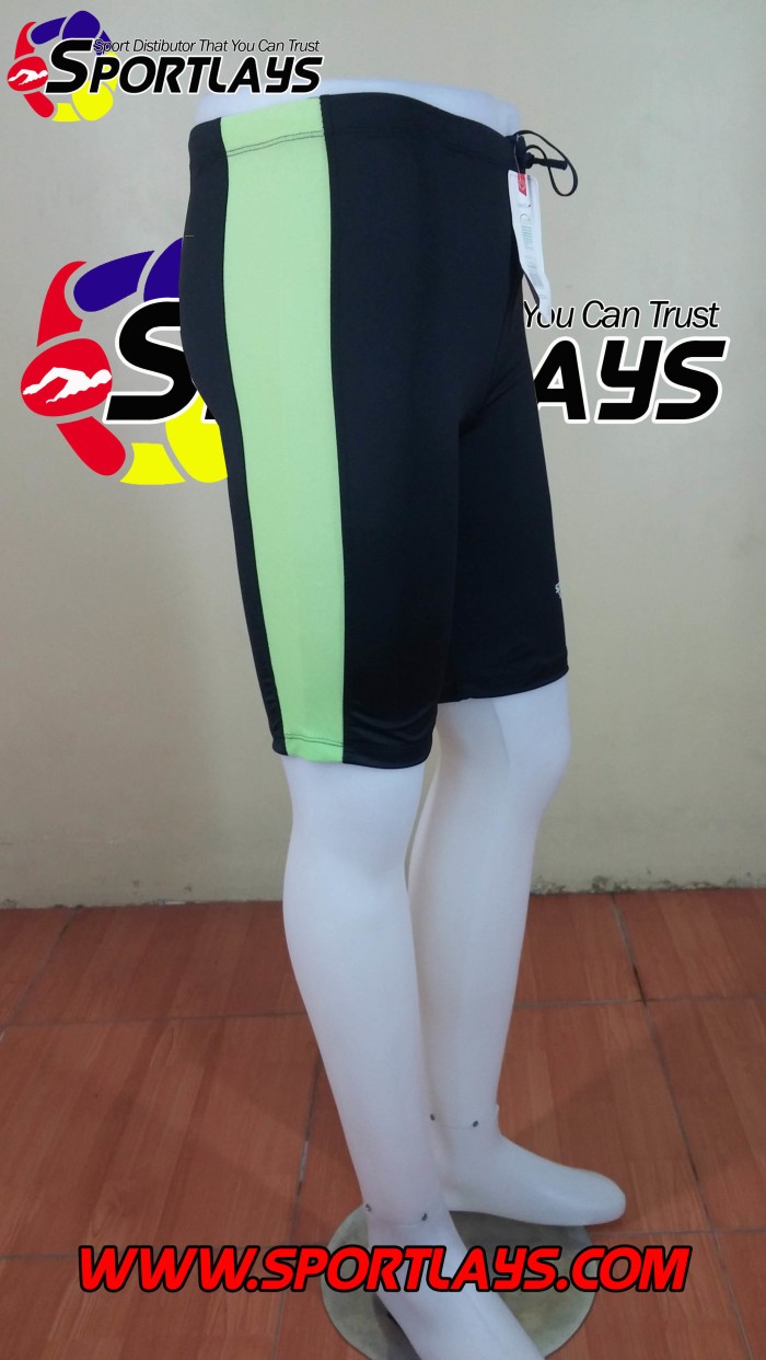 Celana Renang Speedo Hitam Hijau Pupus .