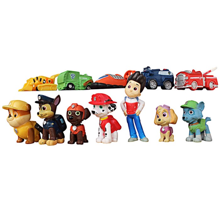 Mainan Anak PAW PATROL FIGURE ISI 12