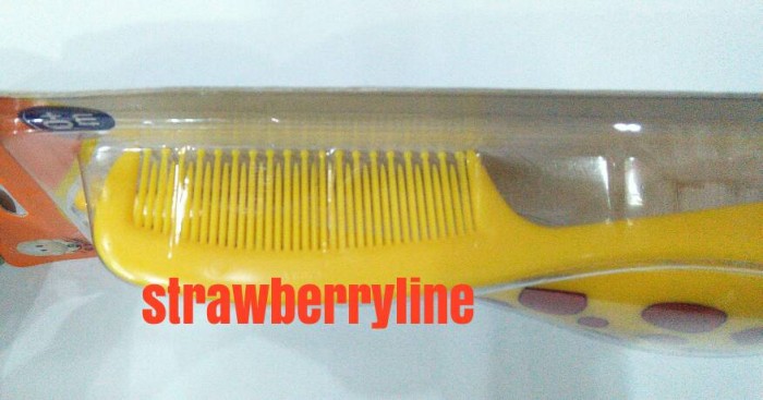 Sisir Bayi Set IQ Baby Motif Jerapah