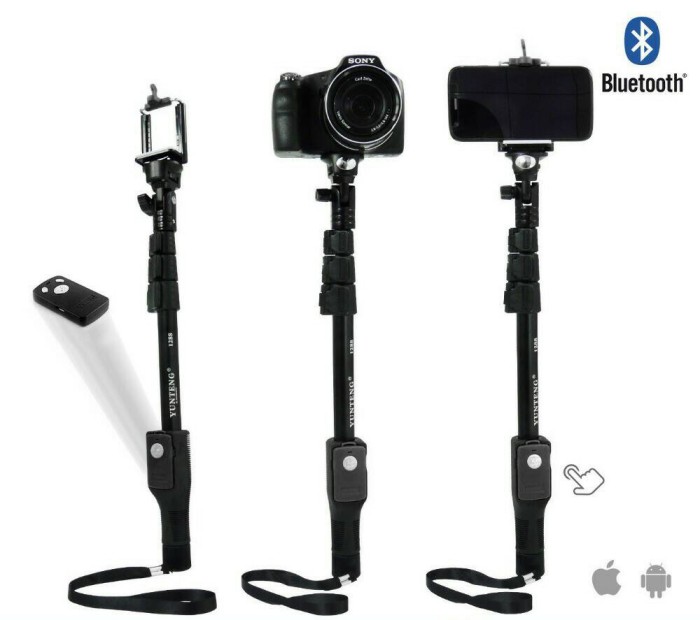 Yunteng YT-1288, Monopod / Tongsis Bluetooth + Remote Shutter