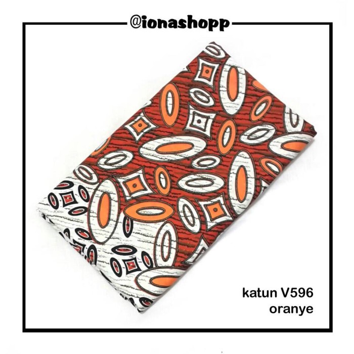 jual kain batik katun v596 oranye kain batik meteran jual kain batik katun v596 oranye kain batik meteran