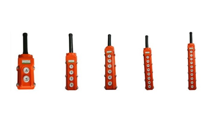 Crane Button Door Button Hoist Button BOX 4 switch 4 GANG control box push